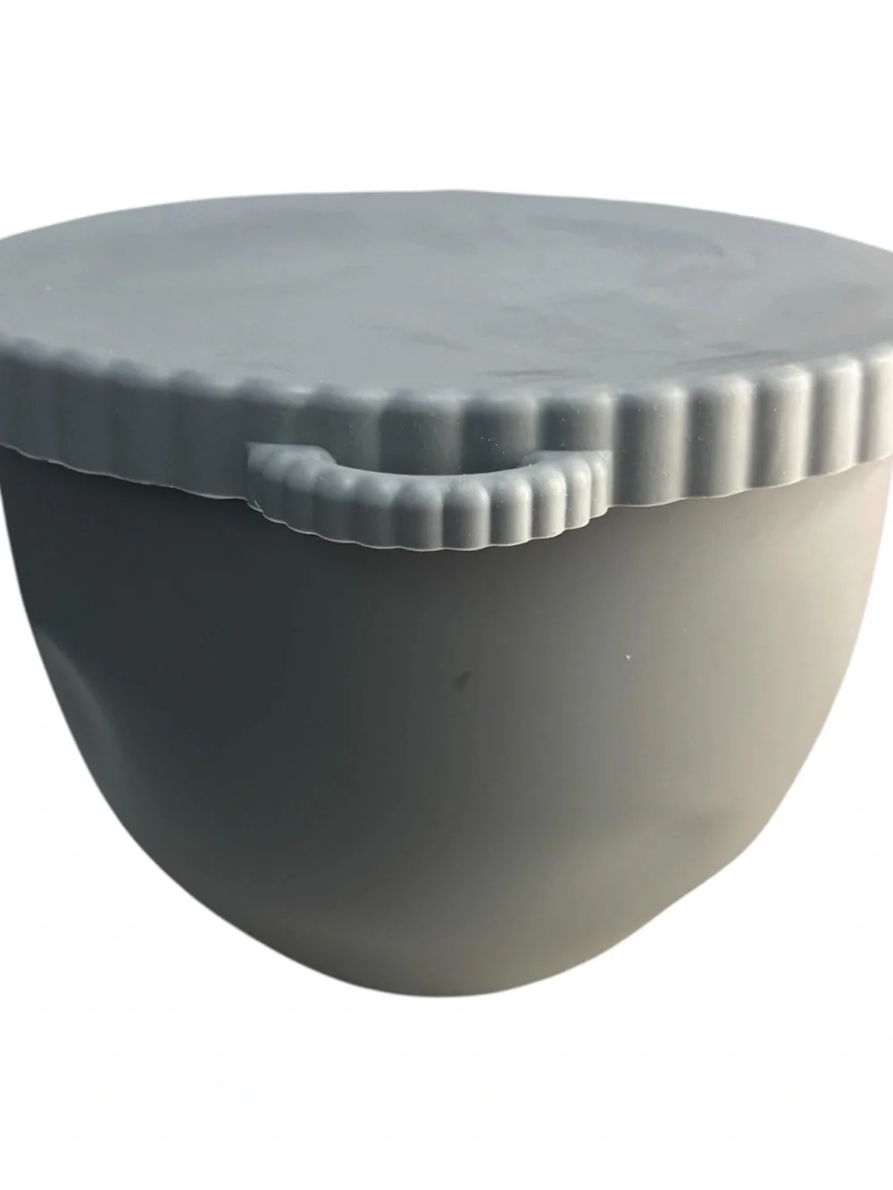 Silicone Kitchen Aid 5 Qt Mixing Bowl Liner Lidded Tilt Head Space Saver GRAY
